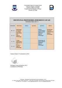 DISCIPLINAS 2017.1